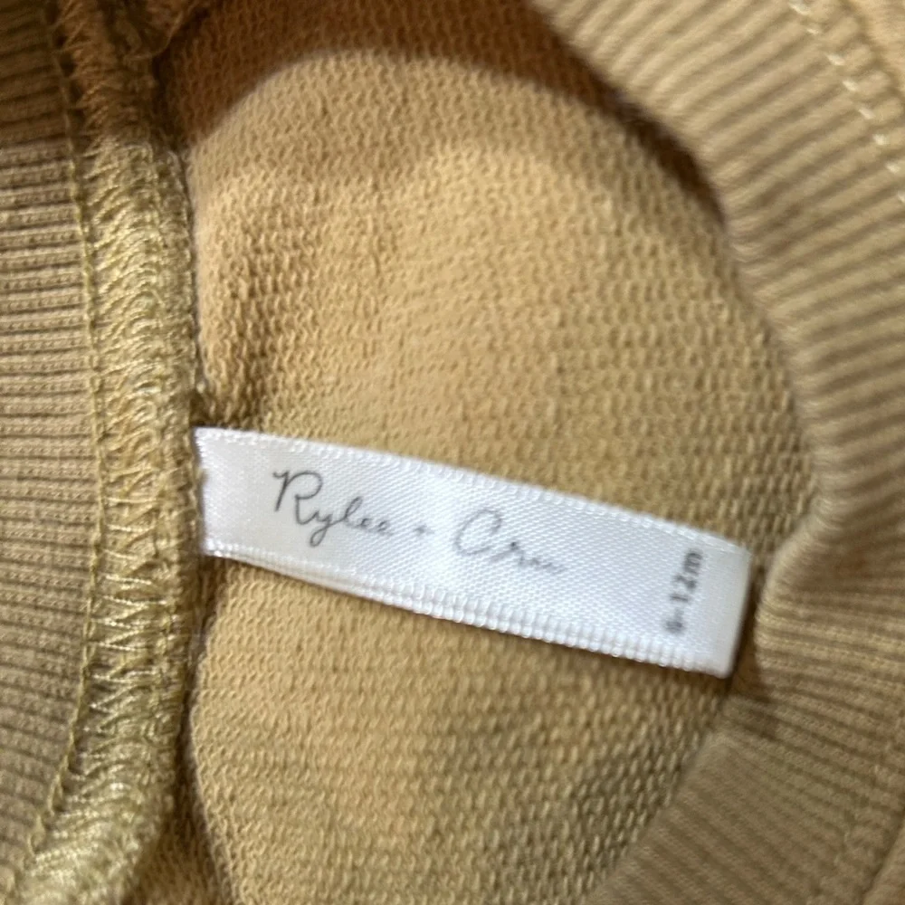 Rylee + Cru Tan mustard sweatshirt and jeggings infant 6-12 month - Picture 10 of 12